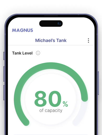 Magnus app on a phone